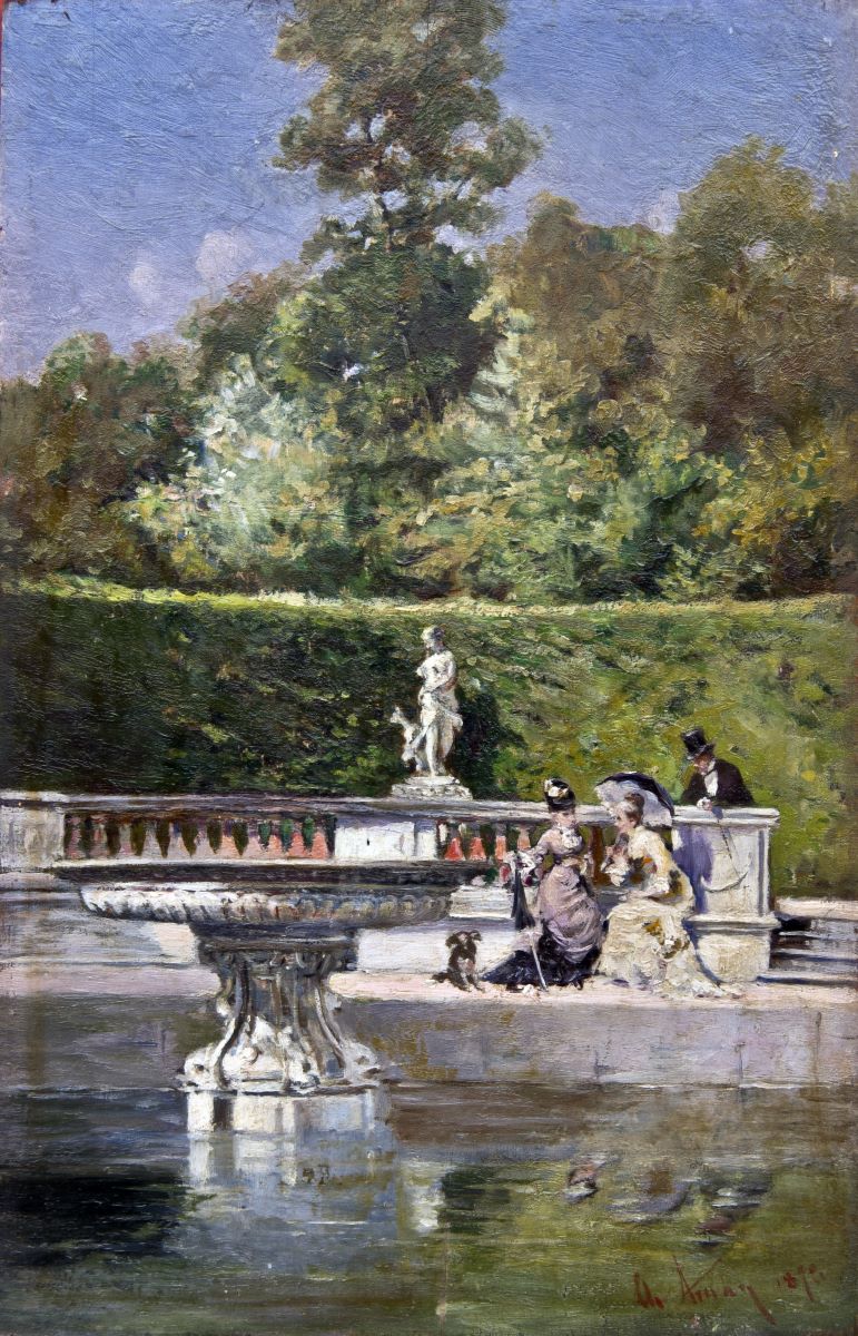 În parc