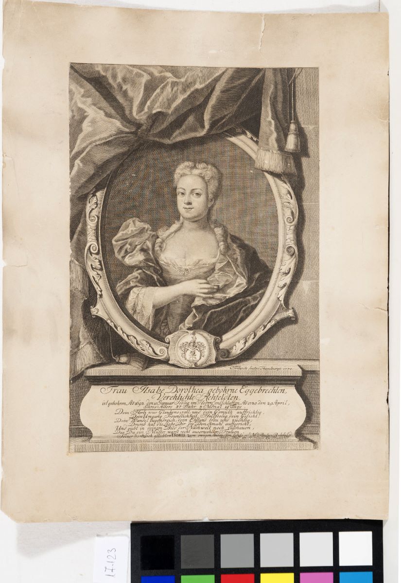 Portret de femeie: Frau-Ilsabe Dorothea