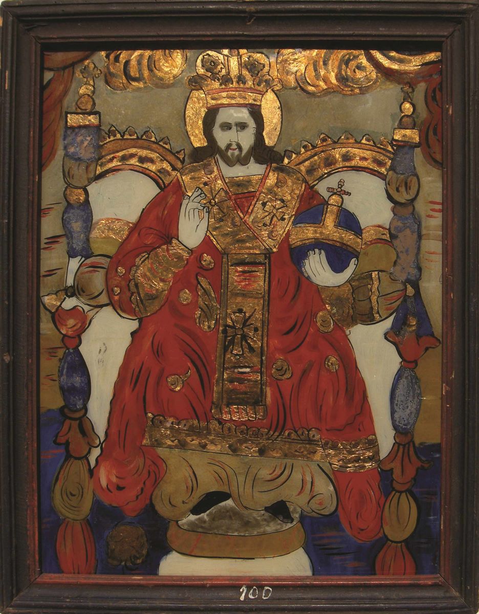 Iisus Hristos Mare Arhiereu și Învățător, tronând