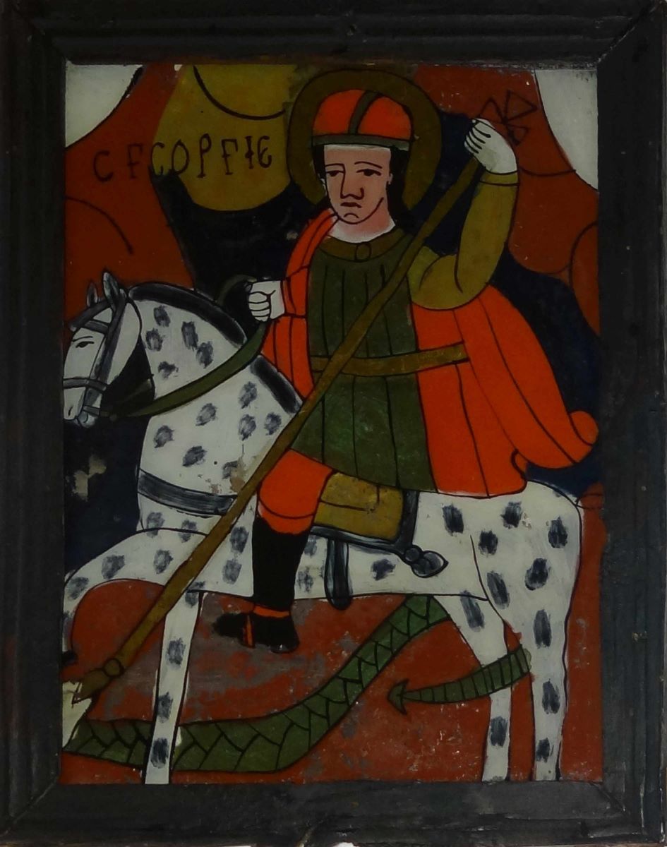 Sf. Mucenic Gheorghe, ucigând balaurul