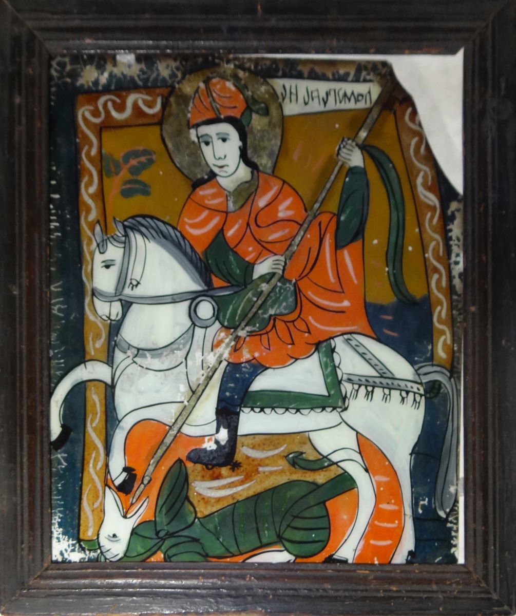 Sf. Mucenic Gheorghe, ucigând balaurul
