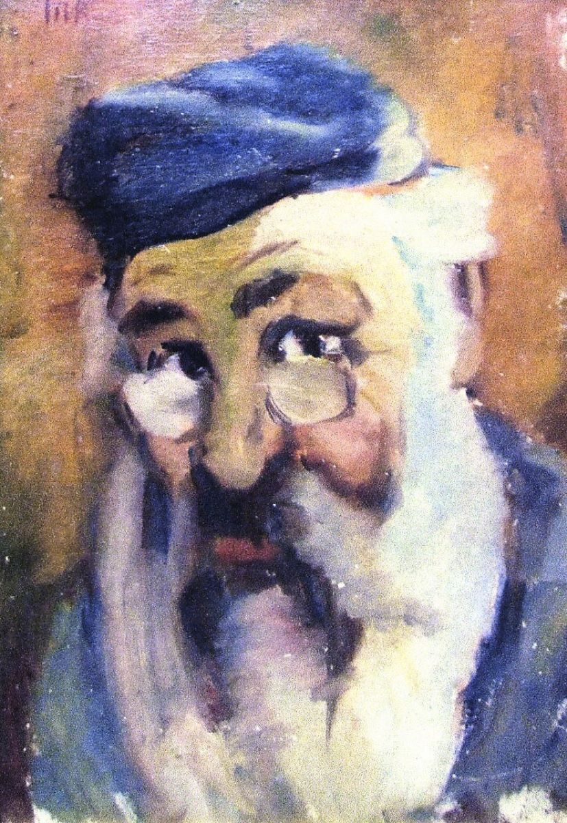 Portret de evreu bătrân