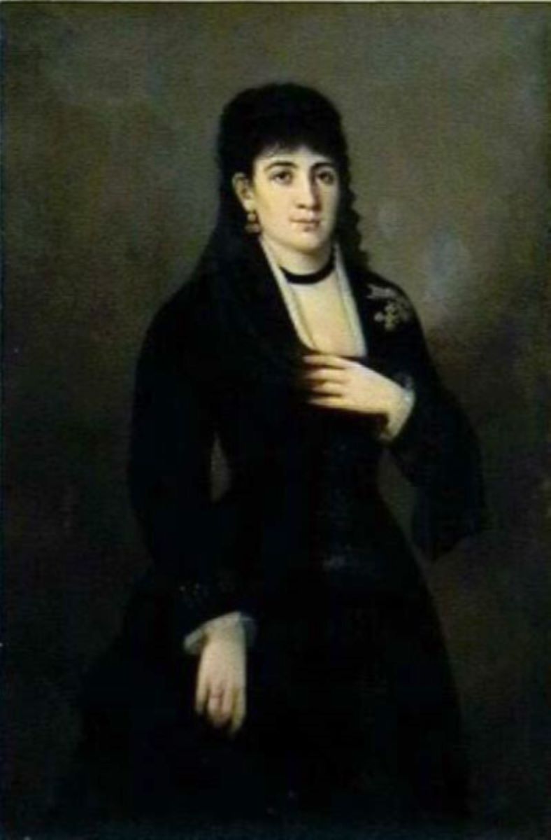 Portret de femeie în negru