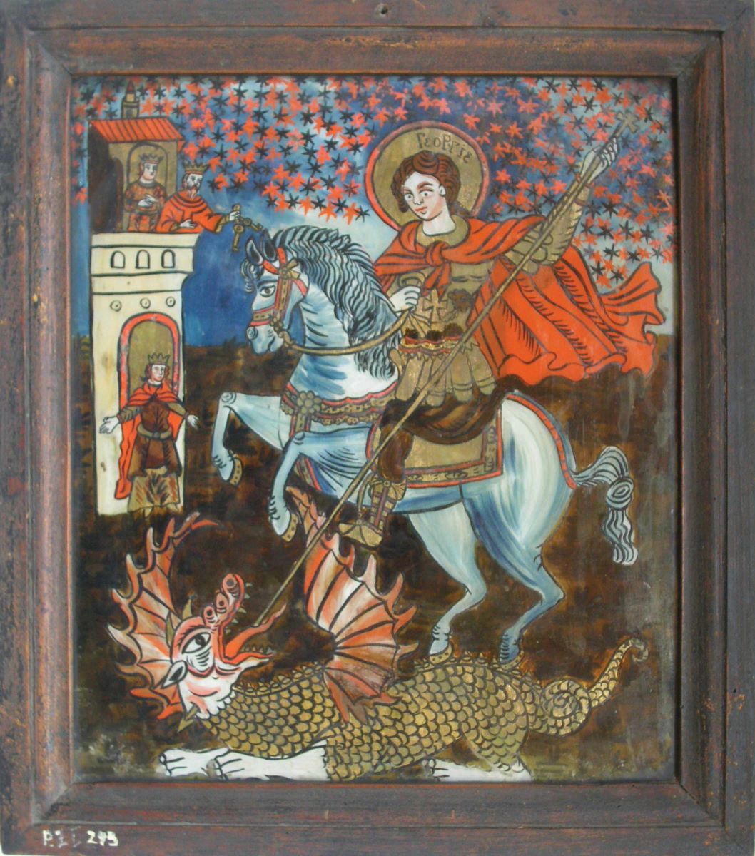 Sf. Gheorghe, ucigând balaurul