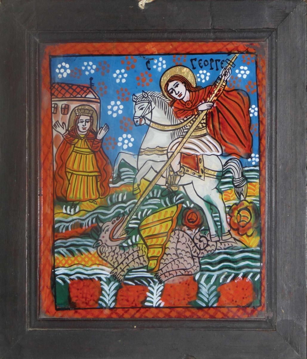 Sf. Mucenic Gheorghe, ucigând balaurul